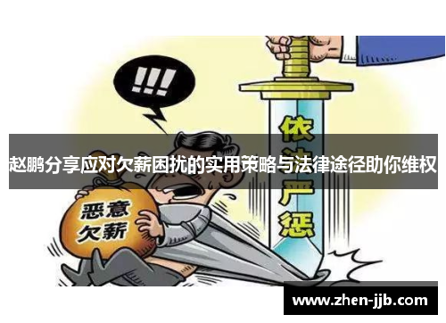赵鹏分享应对欠薪困扰的实用策略与法律途径助你维权